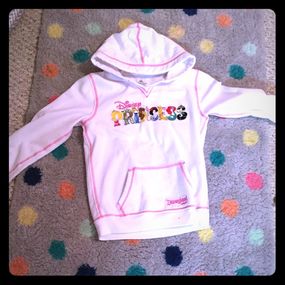 Disney Princess hooded sweatshirt pink size large